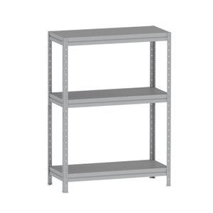 ESTANTE DE AÇO PESADA 125X92X40 3 PRAT. AÇO PANDIN - CINZA EPP1250X400 PRAT AÇO