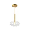 Ver imagem 1 de Pendente Filo Rz005 Bronze/transparente - Bella Iluminação - Rz005