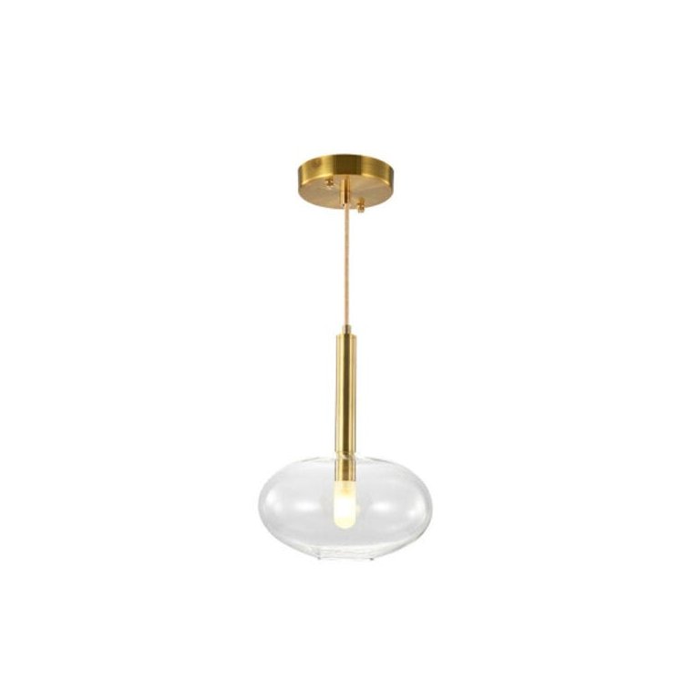 Pendente Filo Rz005 Bronze/transparente - Bella Iluminação - Rz005