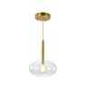 Pendente Filo Rz005 Bronze/transparente - Bella Iluminação - Rz005 - 1