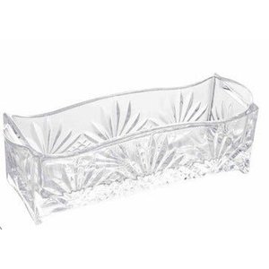 Porta Talher De Cristal Prima 27,5x9x7,5cm