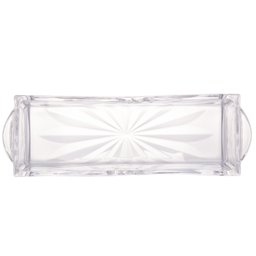 Porta Talheres de Cristal Prima Transparente 27x8cm Lyor - 4