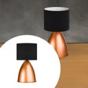 Ver imagem 2 de Abajur Luminaria de Mesa Clássico Moderno Elegante Bojudo Decoração Casa Sala Quarto Escritório