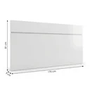 Ver imagem 3 de Cabeceira Queen 170cm em MDF Lara Branco