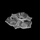 Ver imagem 2 de Petisqueira com 3 Divisórias de Cristal Vintage