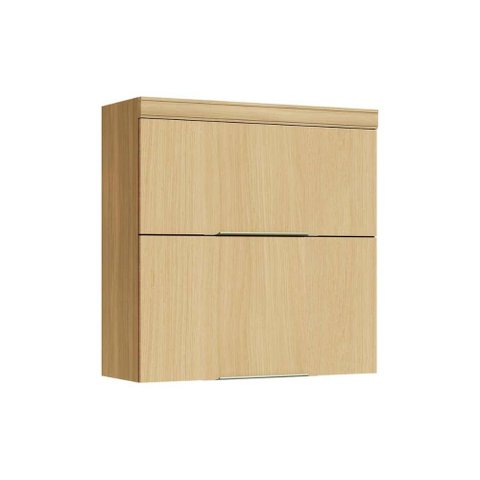 Armário Aéreo P/ Cozinha Marquesa C/ 2 Portas Basculante 80 Cm Nature - Nesher