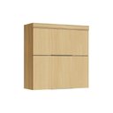 Ver imagem 1 de Armário Aéreo P/ Cozinha Marquesa C/ 2 Portas Basculante 80 Cm Nature - Nesher