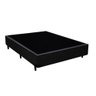 Cama Box Casal + Colchão Espuma D33 Semi Ortopédico Extra Firme Comfort Prime 60x138x188 Preto - 2