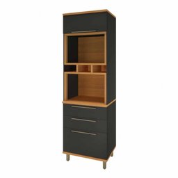 Paneleiro Indekes Munique Duplo 2 Fornos 1 Porta 3 Gavetas - 1