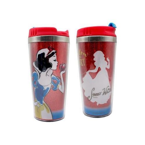 Brinde JOGO DE COPOS VIDRO 300 ML - PRINCESAS DISNEY - 4 PÇS