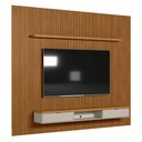 Ver imagem 2 de Painel para Tv até 75 Polegadas 2 Portas 300 Cm Nature Ripado/off White - Linea Brasil