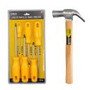 Ver imagem 1 de Elite - Kit de 6 Chaves Fenda e Phillips + Martelo Unha