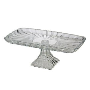 Travessa De Bolo Lyor 4437 Cristal 36.5x17cm