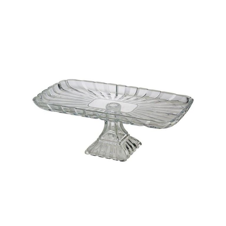 Travessa De Bolo Lyor 4437 Cristal 36.5x17cm