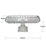 Travessa De Bolo Lyor 4437 Cristal 36.5x17cm - 2
