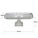 Ver imagem 2 de Travessa De Bolo Lyor 4437 Cristal 36.5x17cm