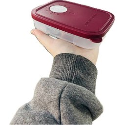 Tupperware Kit 5 Peças Porta Condimentos Vinho e Branco 5 Peças Vinho e Branco - 9