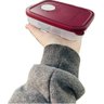 Tupperware Kit 5 Peças Porta Condimentos Vinho e Branco 5 Peças Vinho e Branco - 9