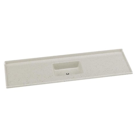 Pia de Cozinha Mármore Sintético 180x55cm Multimóveis CR20483  