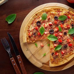 Tábua Redonda para Churrasco Petiscos e Pizza em Madeira Pinus 30cm Stolf - 2