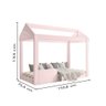 Cama Infantil Montessoriana Crystal Baby 0,70X1,50m Rosa J&A - 3