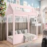 Cama Infantil Montessoriana Crystal Baby 0,70X1,50m Rosa J&A - 2
