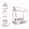 Cama Infantil Montessoriana Crystal Baby 0,70X1,50m Rosa J&A - 4