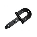 Ver imagem 1 de Dobradiça Porteira Ferradura 4" Preta Ref. 66004 - Loth