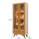 Ver imagem 3 de Cristaleira Reflecta 2 Portas 1 Gaveta com Led Mavaular:off/naturalle