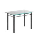 Ver imagem 4 de Conjunto de Mesa Tubular com 4 Cadeiras Lívia Prata/Arabesco