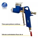 Ver imagem 2 de Pistola para aplicação de Textura Chapisco e Grafiato TP-5000 bicos 4mm-6mm-8mm caneca ate 4 litros 