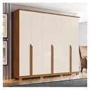 Ver imagem 1 de Guarda Roupa Casal Ambiente Andréas 6 Portas Nature Off White - Henn