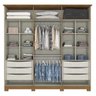 Guarda Roupa Casal Ambiente Andréas 6 Portas Nature Off White - Henn - 5
