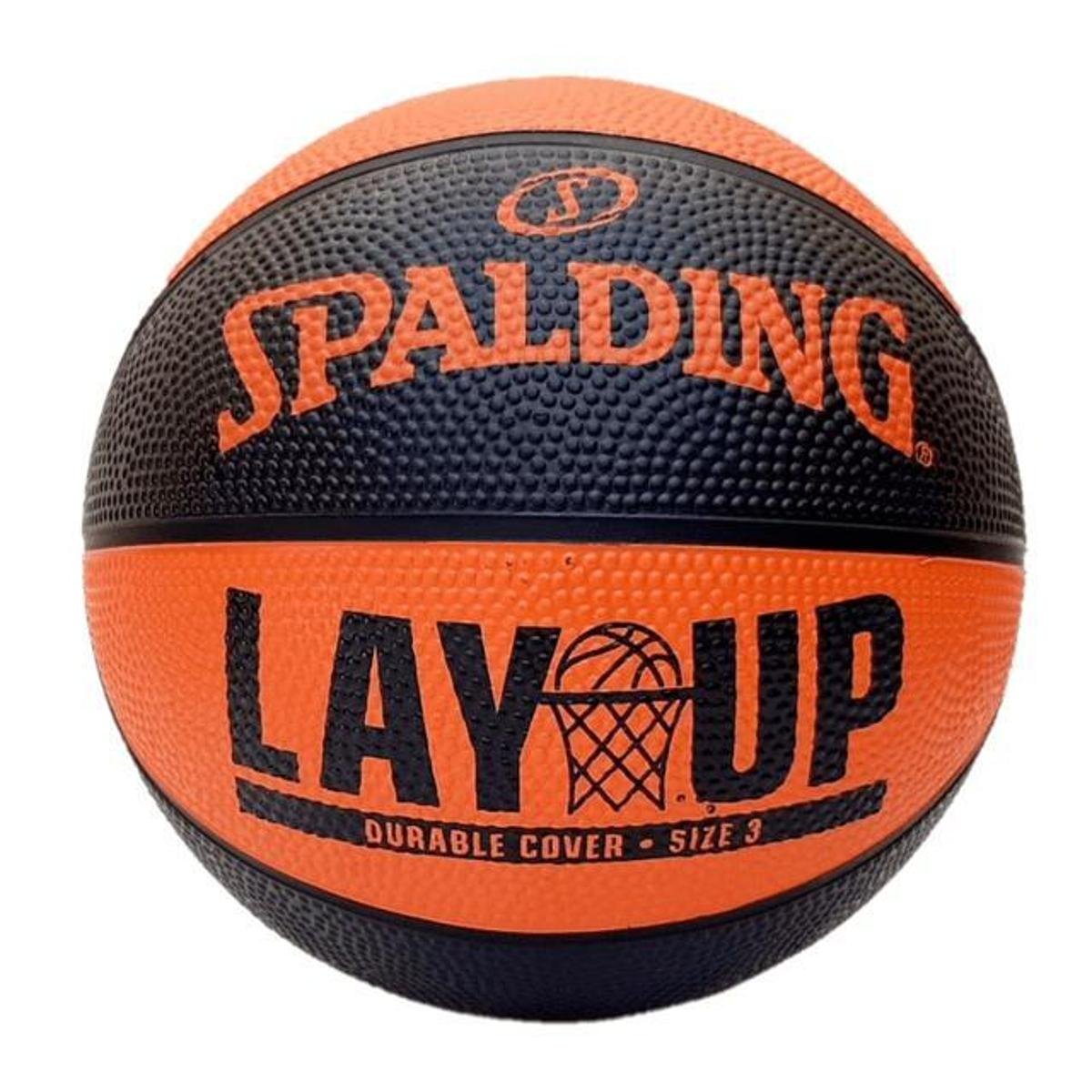 Bola de Basquete Spalding Lay Up Tam 7 Amarelo e Azul 