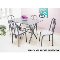 Pé de Mesa para Tampo Pedra Granito 1,20 Sala de Jantar Branco Ql - 6