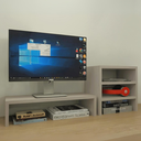 Ver imagem 4 de Kit Suporte de Mesa Monitor e Escaninho Organizador Cor Nude