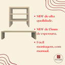 Ver imagem 5 de Kit Suporte de Mesa Monitor e Escaninho Organizador Cor Nude