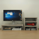 Ver imagem 3 de Kit Suporte de Mesa Monitor e Escaninho Organizador Cor Nude