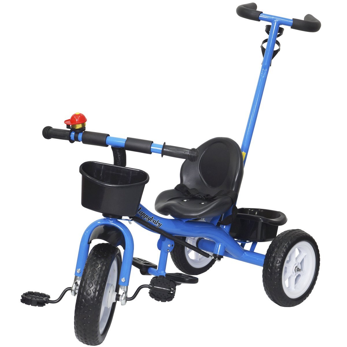 Triciclo Infantil com Haste Empurrador Pedal Motoca Velotrol 2 em