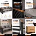 Ver imagem 6 de Sofá 3 Lugares com 2 Poltronas Alumínio Área Lazer Gourmet