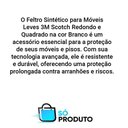 Ver imagem 4 de Kit Feltro Scotch Branco 12 Quadrado 12 Redondo
