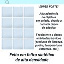 Ver imagem 2 de Kit Feltro Scotch Branco 12 Quadrado 12 Redondo
