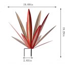 Ver imagem 6 de Jesokiibo Conj. 2 Esculturas Rusticas Agave Metal Vermelho2