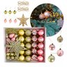 Kit 40 Enfeites Árvore de Natal Estrela Dourada Decoração - 2