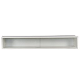 Nicho Funko Portas Correr Vidro Branco 100x16x18 - 1