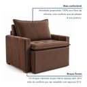 Ver imagem 5 de Kit 2 Poltronas do Papai Retrátil Base Madeira Maciça Paris