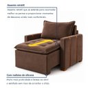 Ver imagem 7 de Kit 2 Poltronas do Papai Retrátil Base Madeira Maciça Paris