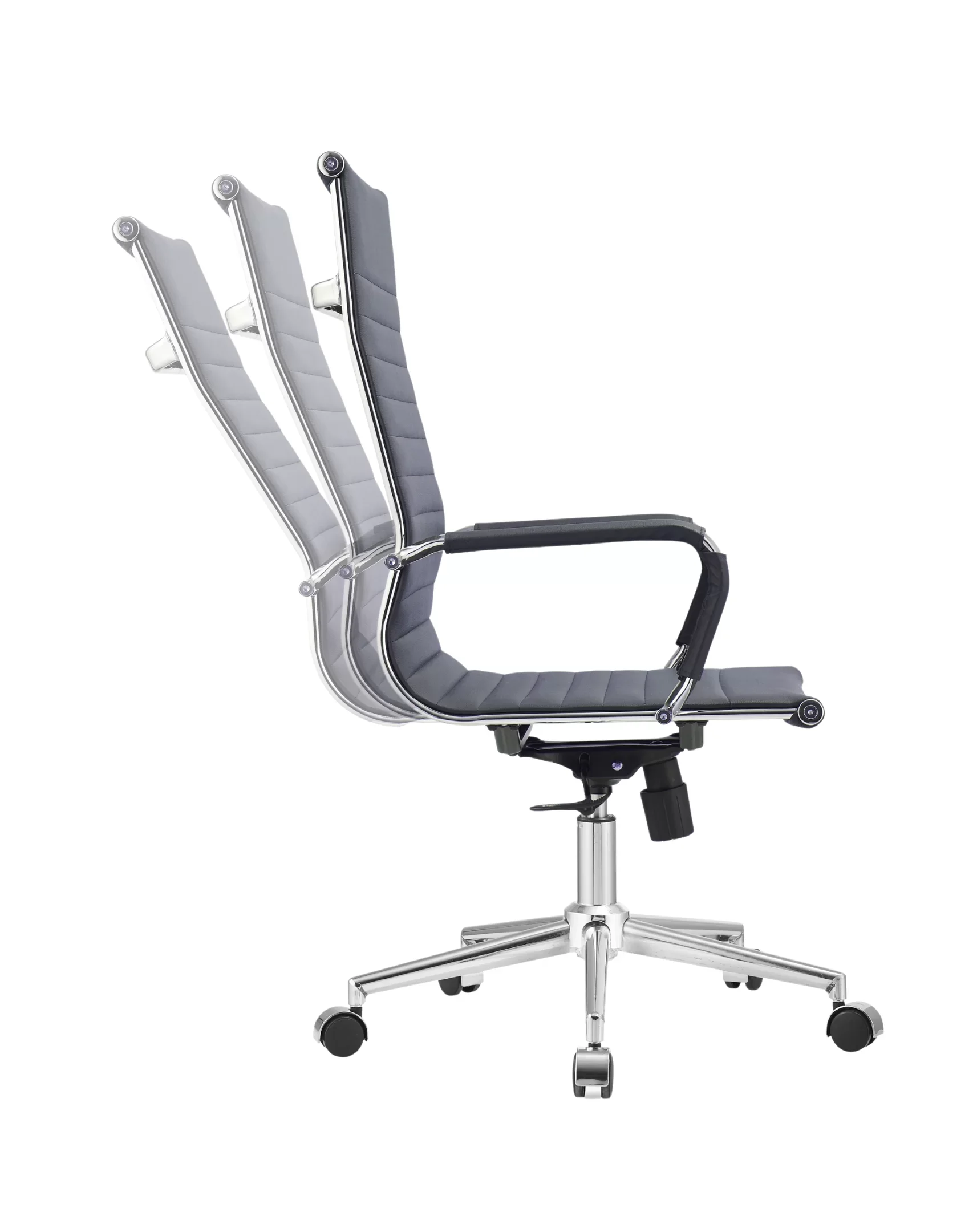 Cadeira Esteirinha Presidente Giratória Estofada com Rodízios Espresso Móveis - 6