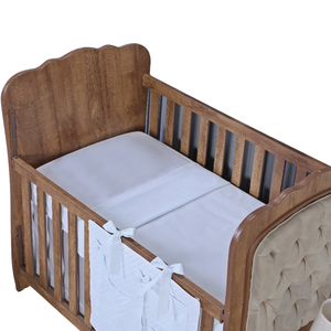 Lençol de Berço sem Elástico Percal de Algodão Liso Bebe Menino Menina 1 Peça:branco