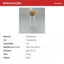 Ver imagem 6 de Jarra de Borossilicato 1,2L Transparente 25x9x9cm Água Suco Chá Bebidas Mesa